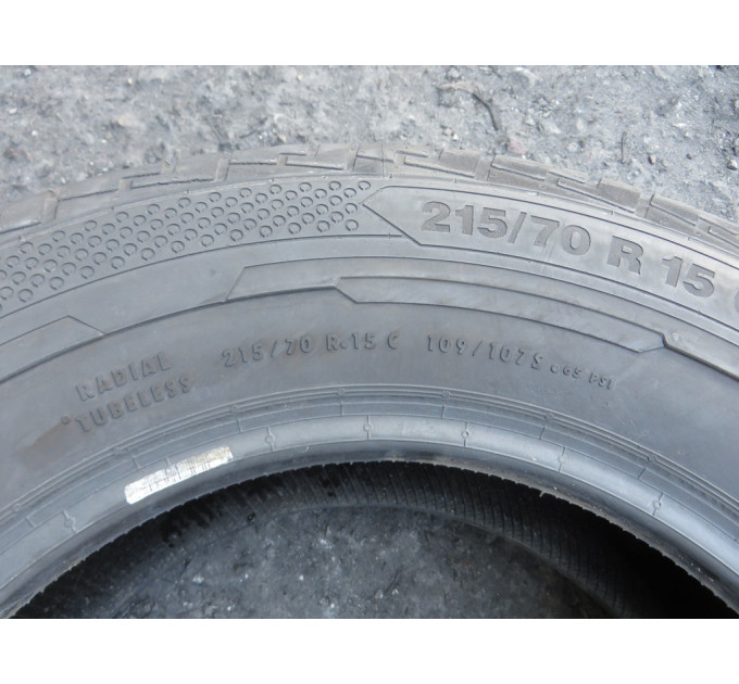 Continental VanContact100 215/70 R15c 109/107R літо 2 штуки шини бу ОП