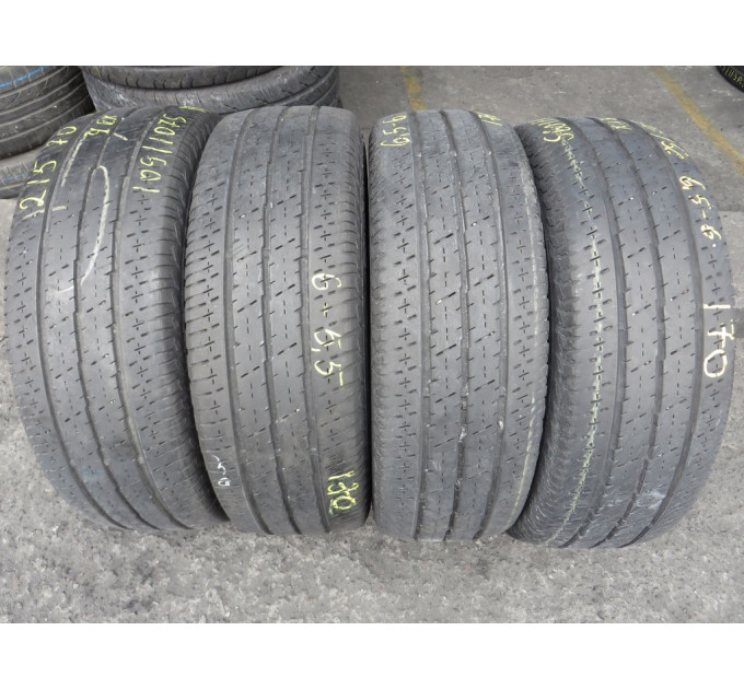 Continental Vanco2 215/70 R15c 109/107S літо 4 штуки шини бу ОП