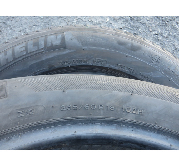 Michelin LatitudeTourHP 235/60 R18 103H.107V лето 4 штуки шины б у ОП