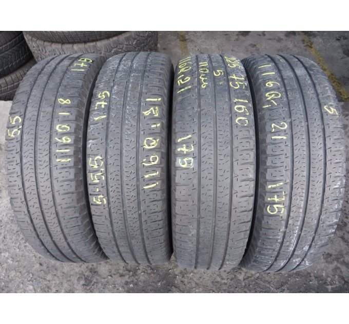 Michelin AgilisCamping 225/75 R16c 116Q M+S 4 штуки шины б у ОП