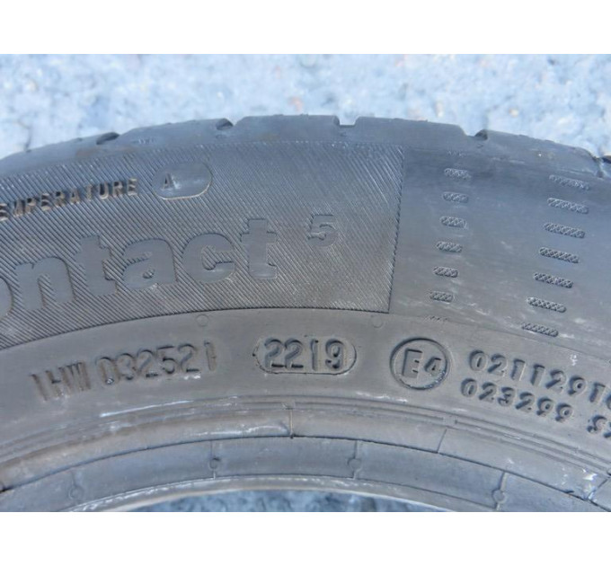 Continental EcoContact5 165/65 R14 83T літо 1 штука шини бу