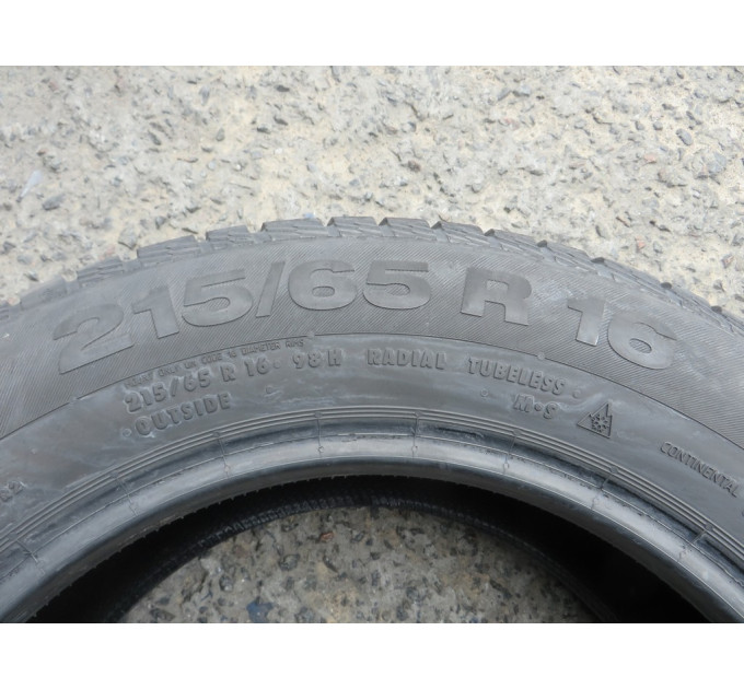 Continental CrossContactWinter 215/65 R16 98H зима 4 штуки шини бу ОП