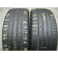 Continental SportContact5 255/55 R19 111W XL літо 2 штуки шини б/у ОП