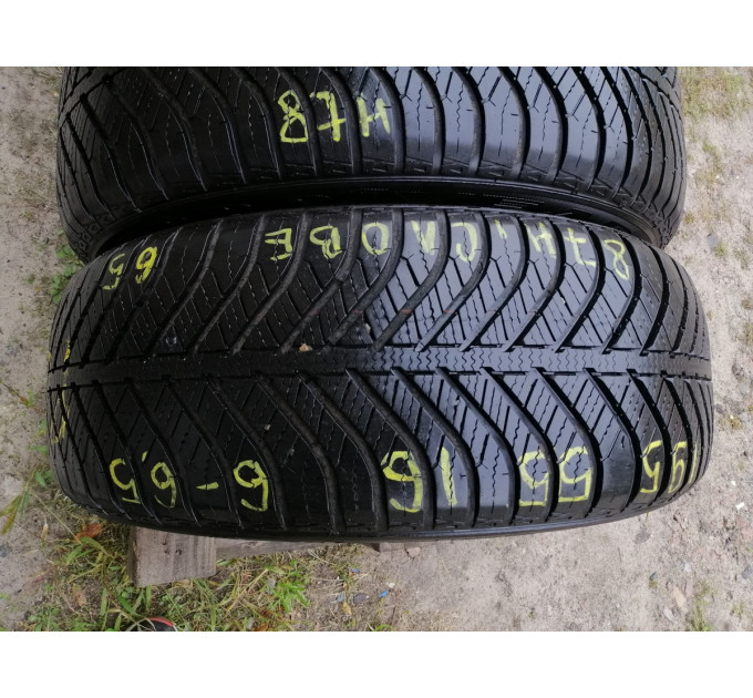 L GoodYear Vector 4seasons 195/55R16 87H зима 2 штуки шини бу
