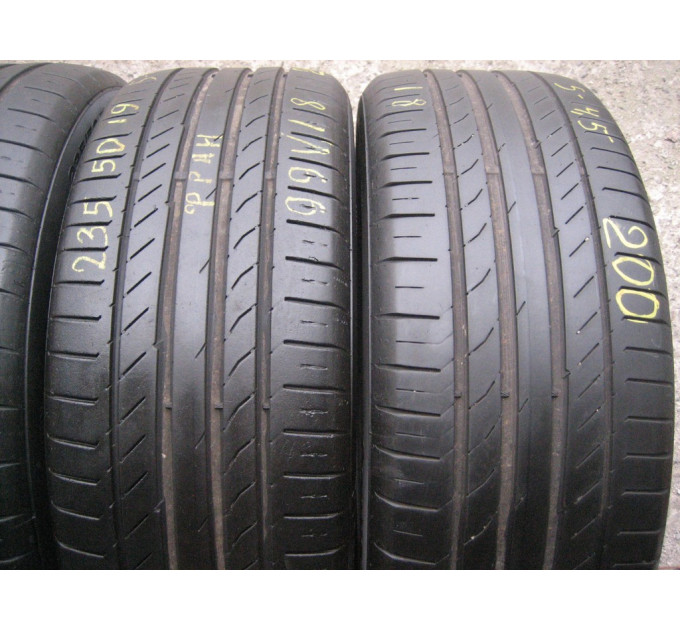 Continental SportContact5 235/50 R19 99V літо 4 штуки шини бу ОП