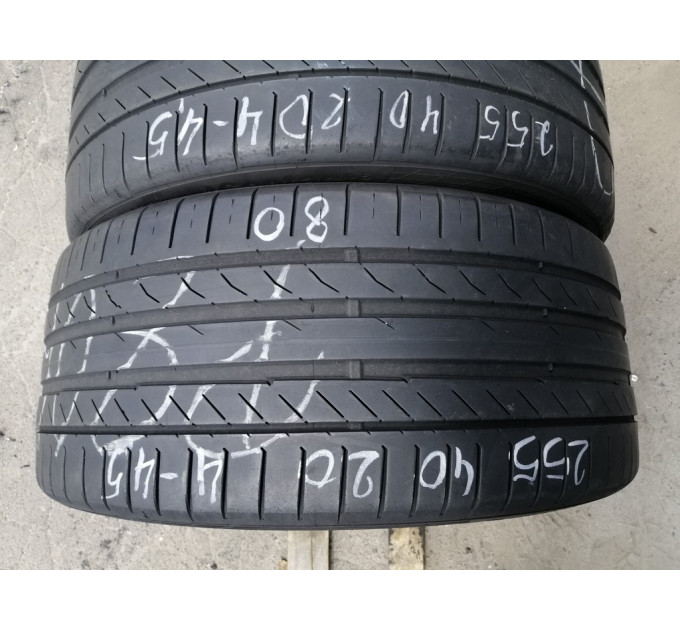 L Continental ContiSportContact 5 255/40R20 101V шини бу літо 2 штуки ОП