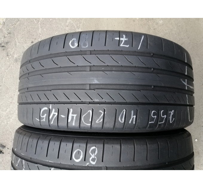 L Continental ContiSportContact 5 255/40R20 101V шини бу літо 2 штуки ОП
