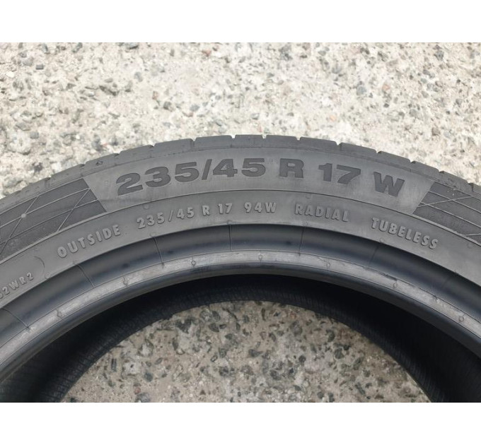 Continental SportContact5 235/45 R17 94W літо 2 штуки шини бу ОП