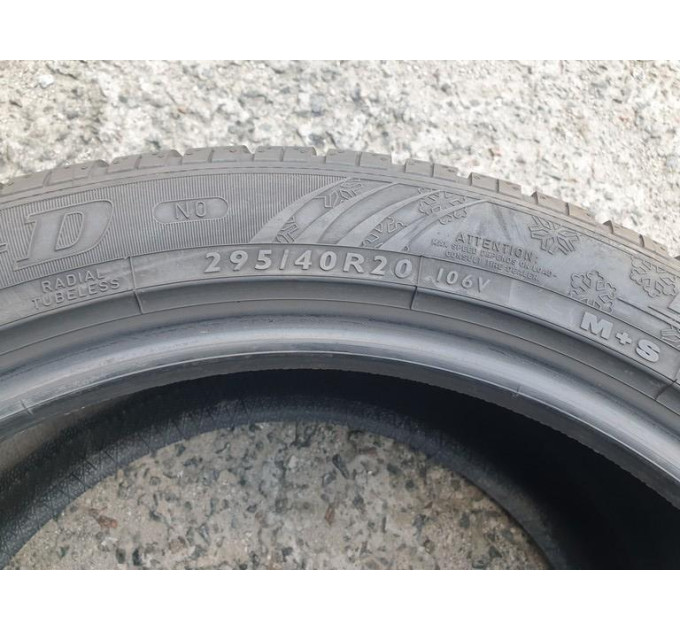 Dunlop SpWinterSport4D 295/40 R20 106V зима 2 штуки шини бу ОП