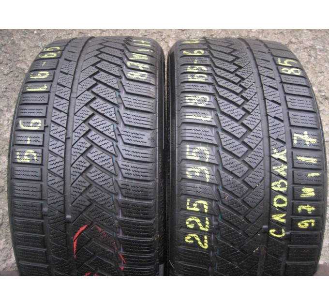Continental WinterContactTS850P 225/35 R18 87W XL зима 2 штуки шини б/у ОП