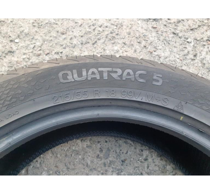Vredestein Quatrac5 215/55 R18 99V M+S 2 штуки шини бу ОП