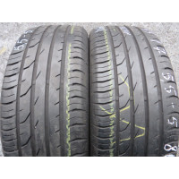 Continental PremiumContact2 215/55 R17 94V літо 2 штуки шини б/у ОП