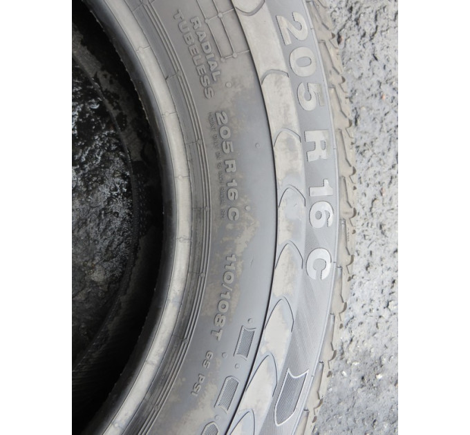Continental Vanco2 205/80 R16c 110/108T літо 4 штуки шини бу ОП