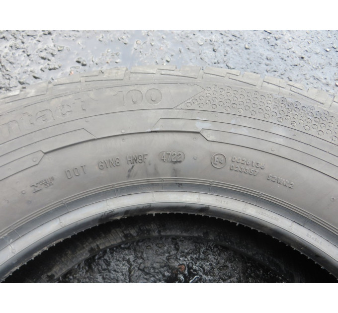 Continental VanContact100 215/75 R16c 116/114R літо 2 штуки шини бу ОП