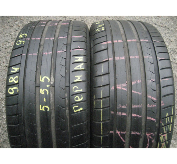 Dunlop SpSportMaxxGt 245 40 R19 98Y Лето 2 штуки шины б у ОП